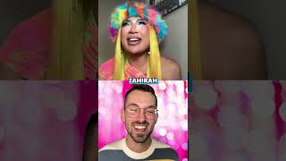 Zahirah Reveals Snatch Game Character On Drag Race UK [upl. by Oiromed88]