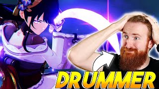 DRUMMER Reacts to FIRST Raiden ShogunEi Boss Theme  Genshin Impact OST [upl. by Lauer447]