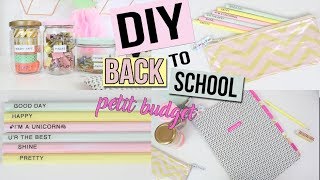 DIY BACK TO SCHOOL ┋ SORGANISER POUR LA RENTRÉE  Petit budget francais [upl. by Rehpotsirhc]