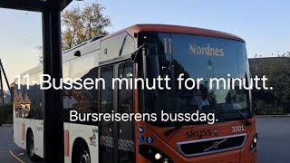 11Bussen minutt for minutt 🇧🇻 Bursreiserens bussdag 🎉 [upl. by Ivgnout]