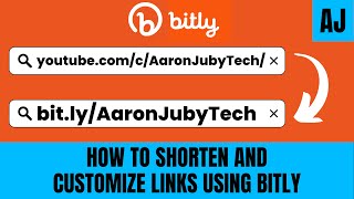 How To Shorten And Customize Links Using Bitly URL Shortener [upl. by Aisatsan375]