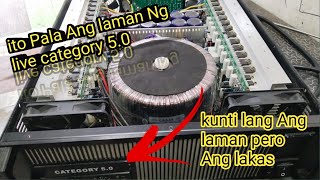 REVIEW LIVE CATEGORY 50 POWER AMPLIFIERSolid Ng laman Ang laki Ng supply [upl. by Iraam]