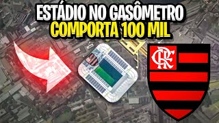 Estádio do Flamengo no Gasômetro pode ter capacidade superior a 100 mil diz especialista [upl. by Olnton507]