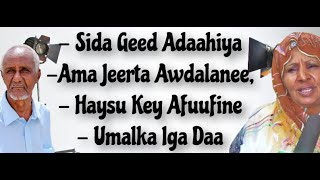 Ma Ogtahay  Khadra Daahir Cige iyo Cumar Xasan Rooraye  Qaraami  HD Lyrics [upl. by Ardnat]