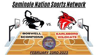 Boswell Scorpions vs Earlsboro Wildcats [upl. by Marrin661]