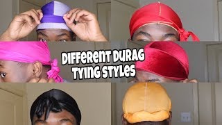 How To Tie A Durag In Different Ways  Tutorial [upl. by Patti]