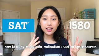 how to get a 1500 on the SAT  how to study study plan motivation  section tips resources 📚 [upl. by Einaoj]