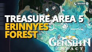 Treasure Area 5 Erinnyes Forest Genshin Impact [upl. by Card]