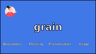 GRAIN  Meaning and Pronunciation [upl. by Santa]