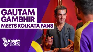 Special Episode  Gautam Gambhir chats with Kolkata Knight Riders Fans  KnightLIVE  TATA IPL 2024 [upl. by Yonah]