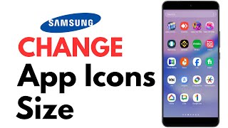 How To Change App Icon Size On Samsung  How To Change App Icon Size On Samsung [upl. by Earased]