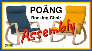 IKEA Poang Rocking Chair Assembly [upl. by Valle475]