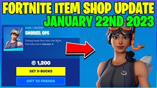 SNORKEL OPS IS BACK FORTNITE ITEM SHOP JANUARY 22ND 2023 [upl. by Eynahpets]