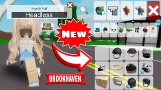 HOW TO USE THE NEW AVATAR EDITOR IN BROOKHAVEN 🏡RP ROBLOX 😯🤯 [upl. by Balthasar]