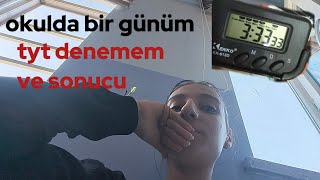 okulda ilk tyt denemem ve bir günüm artık 11iz [upl. by Nahtan923]