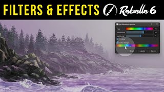 How to Use Filters amp Effects  Rebelle Tutorial [upl. by Treb]