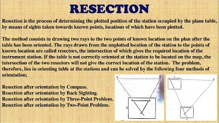 Resection Method  Plane Table Surveying  Hindi  Part6  Surveying [upl. by Llohcin]