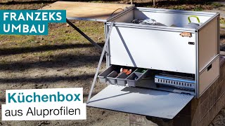 DIY Küchenbox aus Aluprofilen  Kitchenbox from 8020 Aluminum Extrusion [upl. by Ahsennek398]