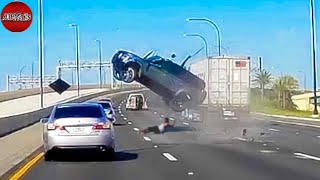 55 Crazy Moments Near Miss Video Car Crashes On The Road You Wouldnt Believe if Not Filmed [upl. by Guinn908]