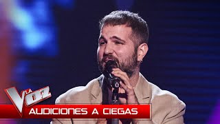 Santiago Juárez canta quotPalabras de amorquot  Audiciones a Ciegas  La Voz Antena 3 2024 [upl. by Goldston]