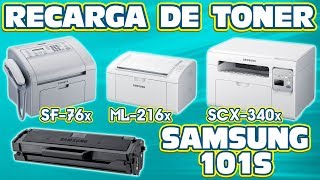 RECARGA │ REFILL DE TONER MODELO SAMSUNG 101S  MLT  D101S [upl. by Jasmina552]