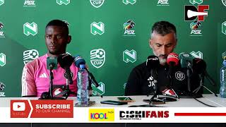 PreMatch Press Conference with Jose Riveiro amp Innocent Maela  Orlando Pirates vs Chippa United [upl. by Ynohtn]