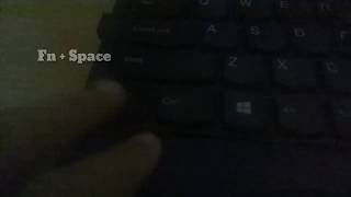 How to turn on Lenovo ThinkPad x230 Keyboard Light backlit [upl. by Sheba952]