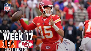 Cincinnati Bengals vs Kansas City Chiefs Game Highlights  NFL 2023 Week 17 [upl. by Ylac631]