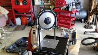 Harbor Freight Band Saw and SWAG Offroad Stand [upl. by Einnaf]