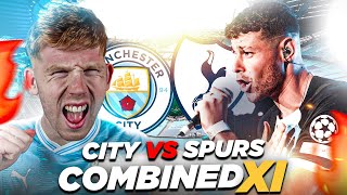 Man City vs Spurs Combined XI vs FormzOfficial [upl. by Dedie]