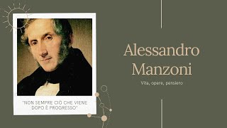 Alessandro Manzoni  Videolezione riassunto [upl. by Dirgis]