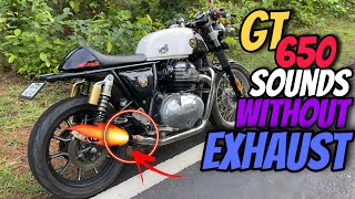 Continental gt 650 sound without exhaust  gt 650 sound without exhaust [upl. by Lrac]