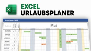 Excel Urlaubsplaner für 2023  Download [upl. by Rehpotsrhc692]