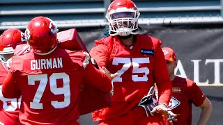 Kansas City Chiefs Rookie Tackle Darian Kinnard On Learning The Teams Offense [upl. by Trilbi332]