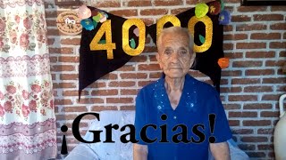 ¡Ya somos más de 4000 suscriptores ¡Gracias❤  Cocinando con Ninfa [upl. by Leivad]