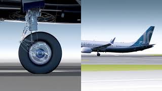 How the 737 MAX 10 landing gear works [upl. by Macrae]