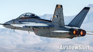 F18 Super Hornet FULL Demo  Nellis AFB 2022 [upl. by Nellac]