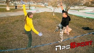 Slackline слэклайн ПроSport 9 [upl. by Golden]