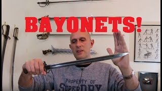 WW1 Bayonets used as Fighting Knives [upl. by Ahsinrac]