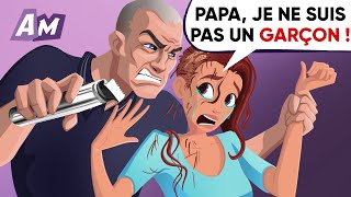 Mon PÈRE MA RASÉ LA TÊTE Pour ME TRANSFORMER EN GARÇON [upl. by Ennovihc]