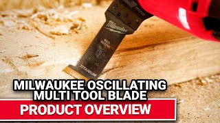 Milwaukee Oscillating Multi Tool Blade Product Overview  Ace Hardware [upl. by Eirok75]