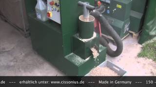 Pelletpresse quotPM200quot Holzpellets selber herstellen Cissonius GmbH [upl. by Dirk]