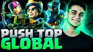 PUSH NO TOP GLOBAL EM BUSCA DO TOP 1 3400 VOLTANDO DE VIAGEM  CLASH ROYALE AO VIVO [upl. by Nerred]