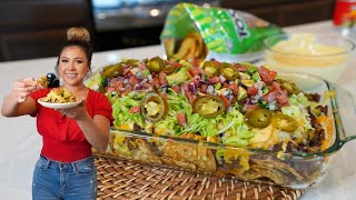 Short on Time Make The BEST WALKING TACO CASSEROLE in LESS than 20 Minutes PLUS JALAPEÑO DIP [upl. by Harbed]