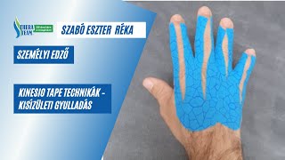 Kinesio tape technikák  Kisízületi gyulladás kinesiotape theraband [upl. by Mitzie828]