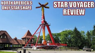 Star Voyager Review Marinelands Newest Thrill Ride  North Americas Only Zierer Star Shape [upl. by Dagney]