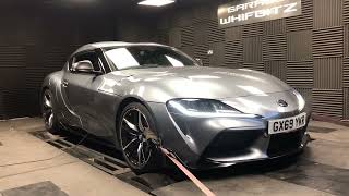 Whifbitz tuned Toyota Supra A90 stage 3 dyno powe run [upl. by Anitak]