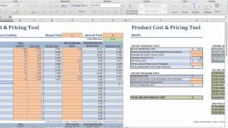 Food Product Cost amp Pricing Tutorial [upl. by Liuqnoj]