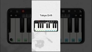 Tokyo Drift on piano tutorial video shots piano tokyo [upl. by Oivaf63]