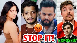 STOP IT Munawar Faruqui on Elvish Yadav 😡 Airrack EXPOSED MrBeast Rashmika Uk07 Rider Mythpat [upl. by Terryn]